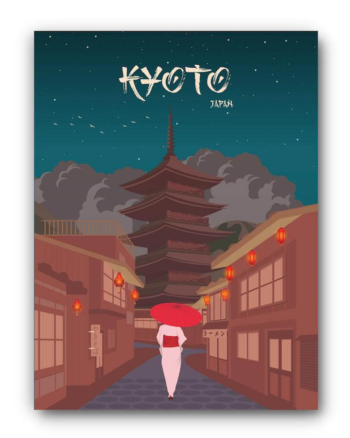 Kyoto Print