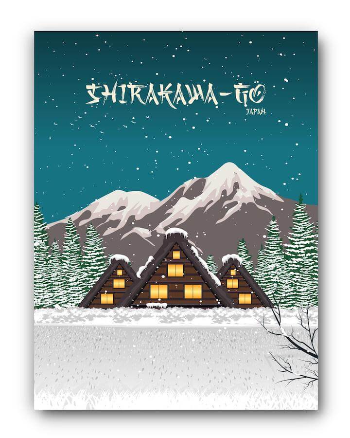 Shirakawa-go Print